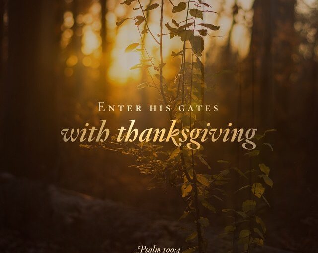 A Prayer of Blessing for You and Yours this Thanksgiving Day